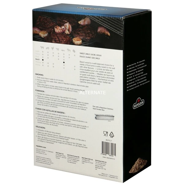 Napoleon Holz-Räucherchips Buche 4 Napoleon Holz-Räucherchips Buche – Bild 2