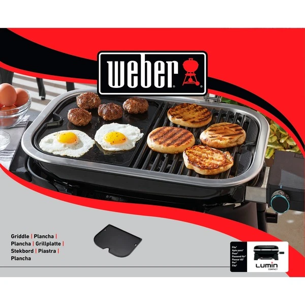 Weber Grillplatte 6611, Für Lumin Compact Elektrogrill 6 Weber Grillplatte 6611, Für Lumin Compact Elektrogrill – Bild 4