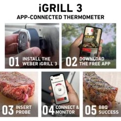 Weber Grillthermometer IGrill 3 -Grill Förderung Weber Grillthermometer iGrill 3@@1303167 16
