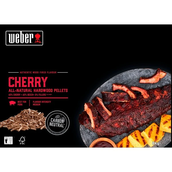 Weber Holzpellets Kirschholz, 8kg, Brennstoff 3 Weber Holzpellets Kirschholz, 8kg, Brennstoff
