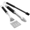 Weber Premium Grillbesteck, 3-teilig -Grill Förderung Weber Premium Grillbesteck 3 teilig@@1694203